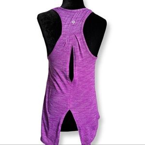 Lululemon Tank Cotton open Back Sz 4